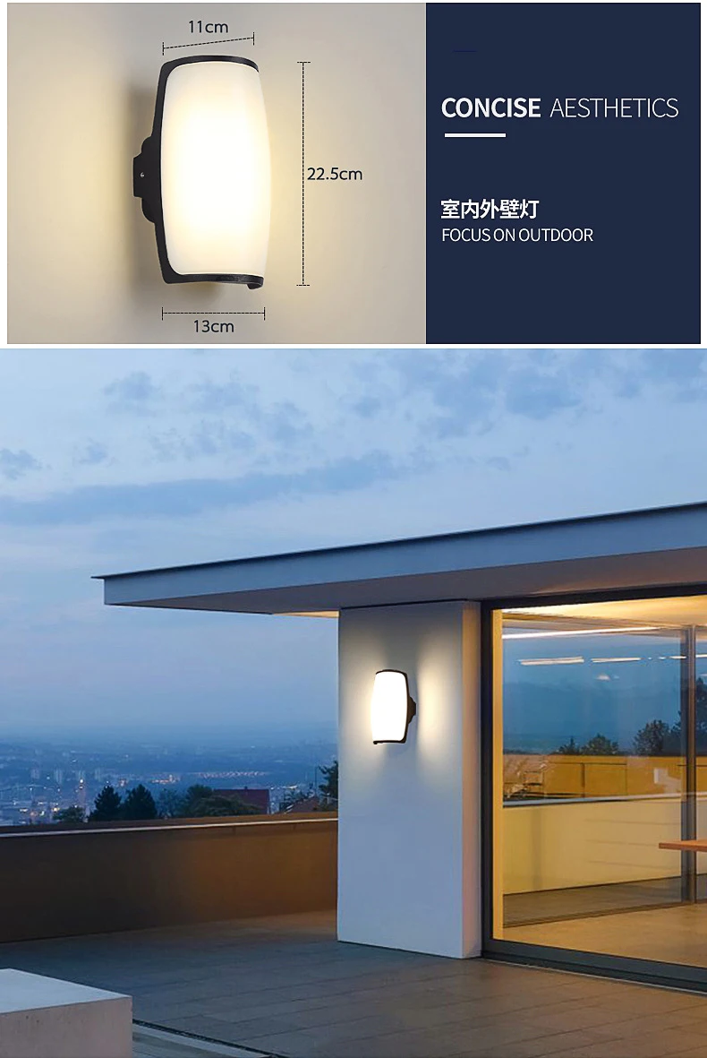 

Outdoor Waterproof Wall lam pIndoor Lighting LED Modern Outdoor Wall Lamp