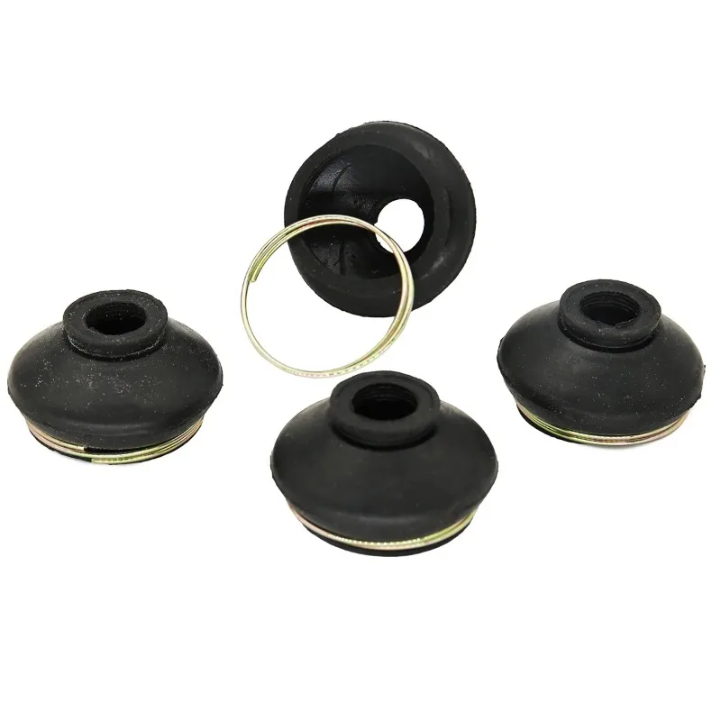 4 Pcs Turn to rod Arm Ball Head Dust Protection Rubber Cover for  ATV Quad Go kart