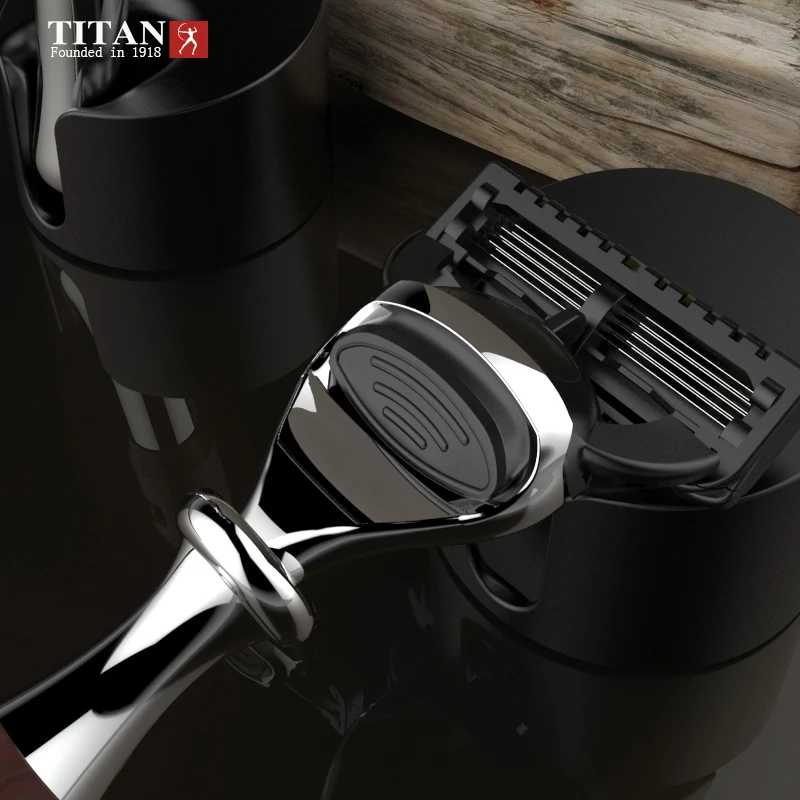 Titan 5 blades razor Smooth Shaving Safety Facial Hair Comfortable Hair Remove Machine Razor manual shaving