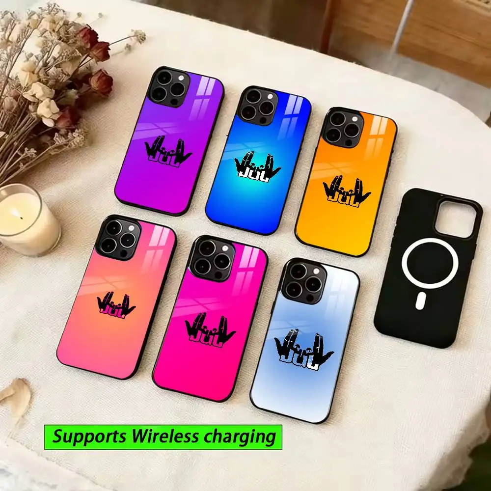 

Multi-color J-Jul Phone Case For iPhone15,16,17,14,13,12,11 Plus,Pro Magnetic