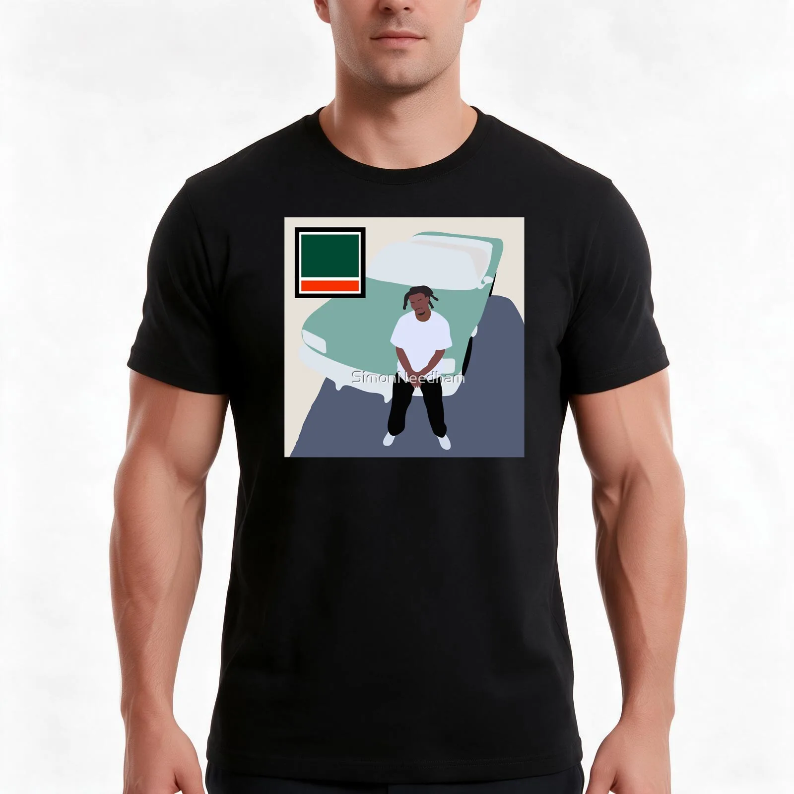 denzel curry zuu minimal album cover T-Shirt Summer Casual Cotton Tee Oversized Streetwear Tops Vintage Graphic Print