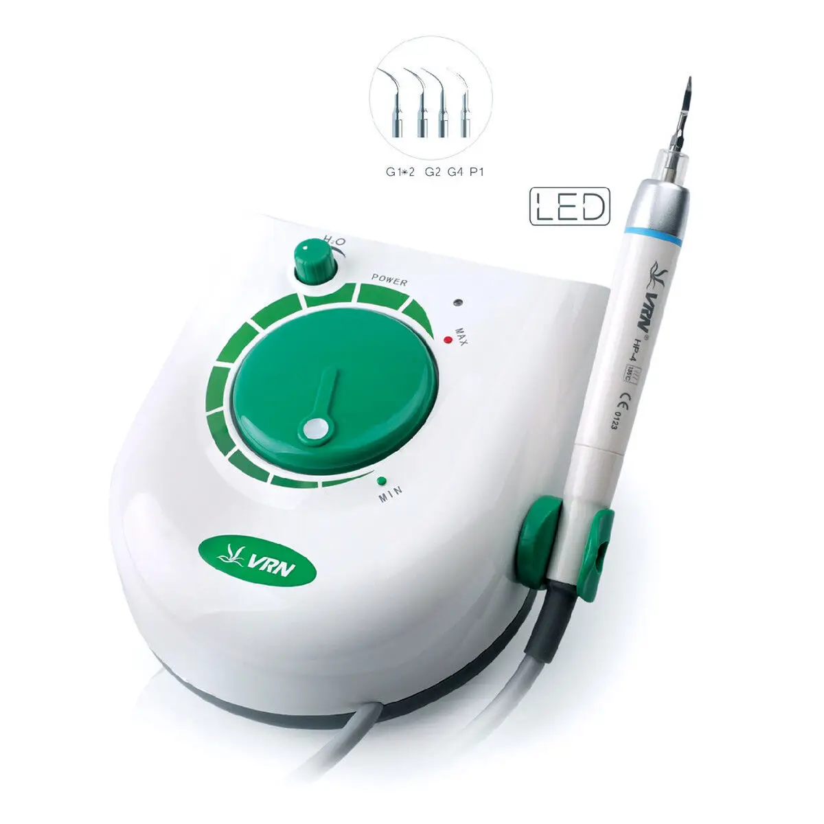 Nowy Instrument stomatologiczny skaler ultradźwiękowy z 5 końcówkami do czyszczenie zębów narzędzi stomatologicznych LED skaling Perio odpinana rękojestka