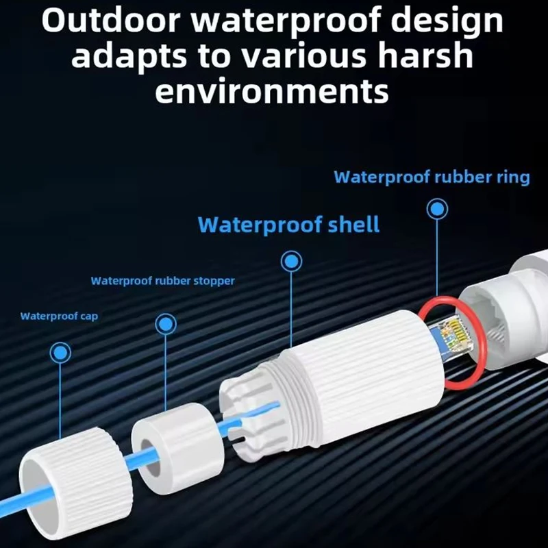 Neuer POE-Extender/Repeater für den Außenbereich, wasserdicht, 200 Meter Verlängerung, POE-Injektor-Adapter, IEEE802.3at/af – Detail 8