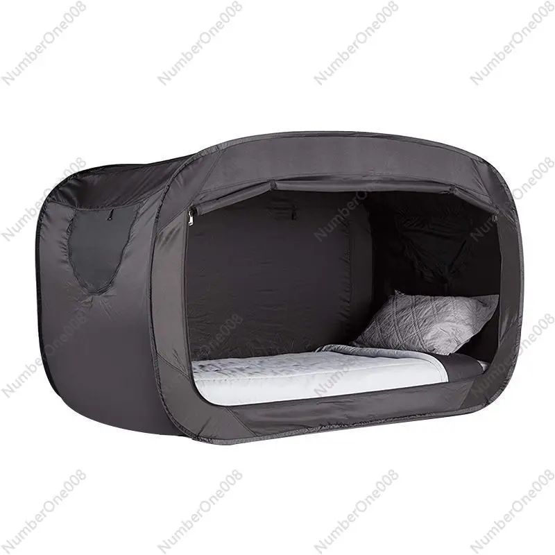 

Складная палатка для кемпинга без установки, встроенная плотная занавеска для студенческого общежития, уличная москитная сетка