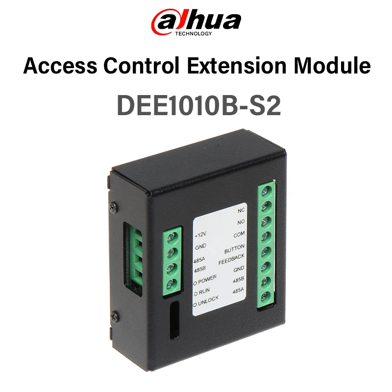 Dahua DEE1010B-S2 Access Control Extension Module For Video Intercom Control the second lock RS-485 Exit Button VTO Accessories