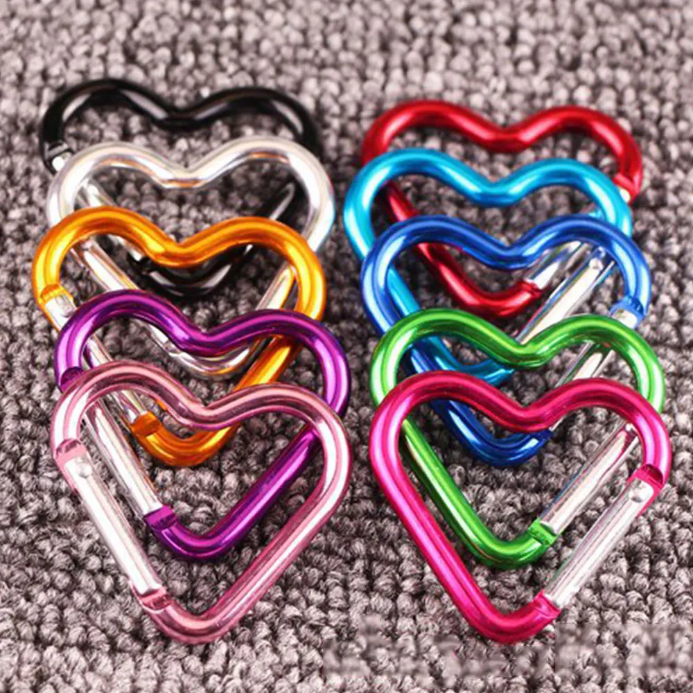 Backpack Keychain Multifunctional Versatile Convenient Stylish Durable Outdoor Tool Camping Equipment Heart-shaped Carabiner