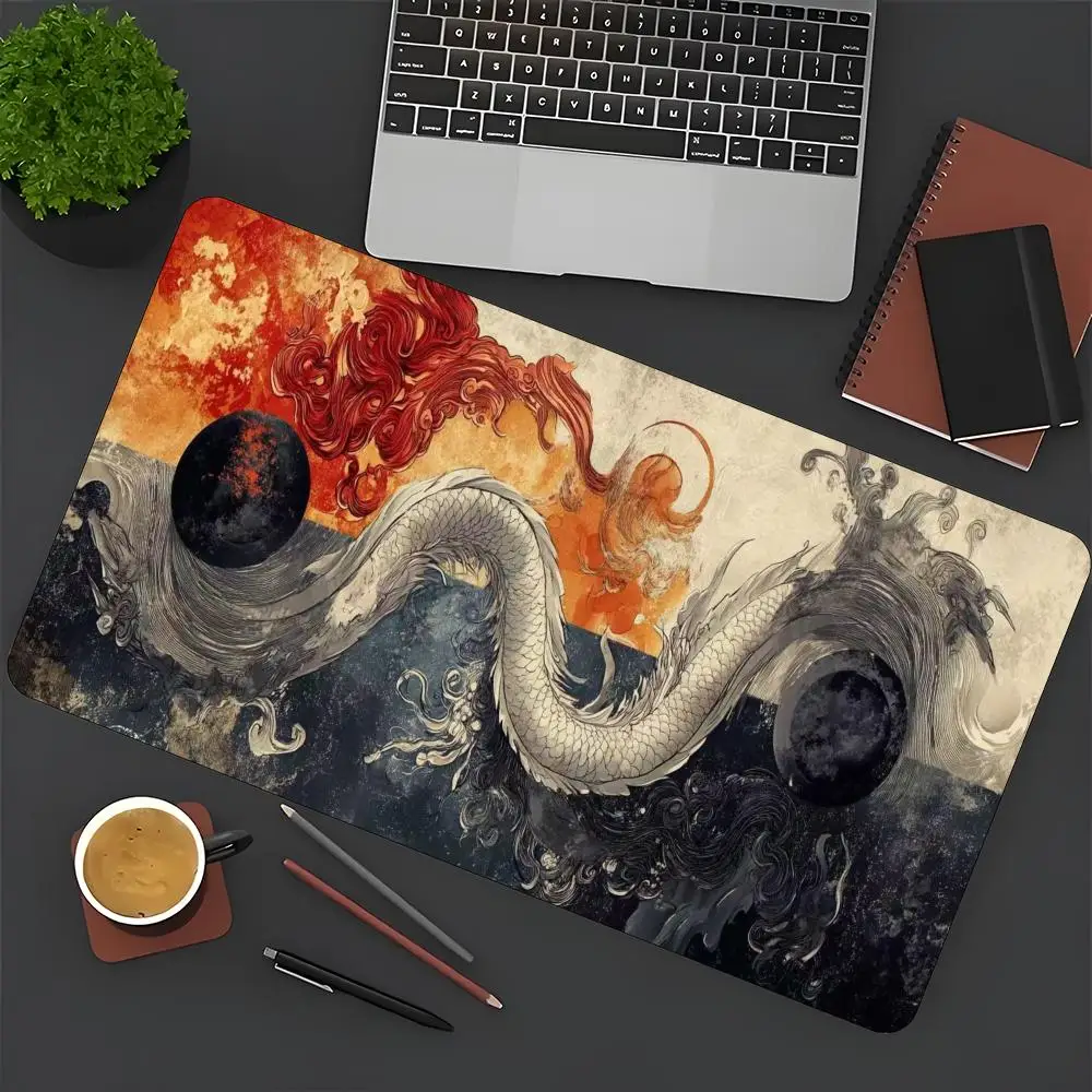 

Большой коврик для мыши, офисный коврик, резиновый противоскользящий коврик для мыши в стиле ретро, настольный коврик, аксессуары для ПК, настольные аксессуары.3 Коврик для мыши 1