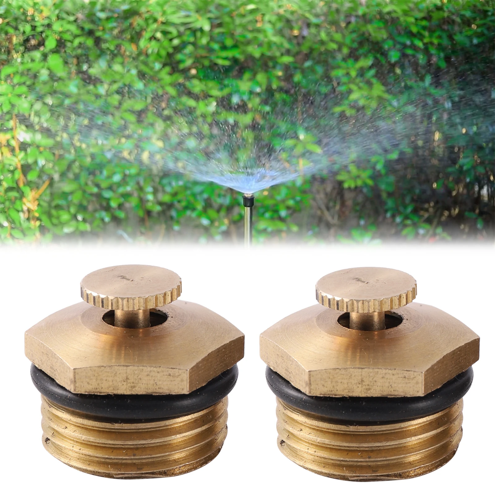 Adjustable 360° Brass Refraction Spray Nozzle Garden Agriculture Irrigation Sprinkler Jardin Nebulizer Sprayer 1/2“ Male Thread