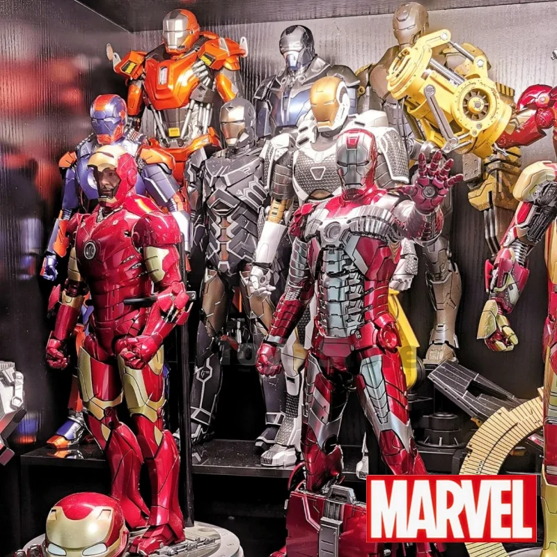 

2023 New Genuine Comicave 1/12 Iron Man Marvel Figure Armor Mk46 Joint Movable Model Lighted Collection 75% Alloy Toy Gift