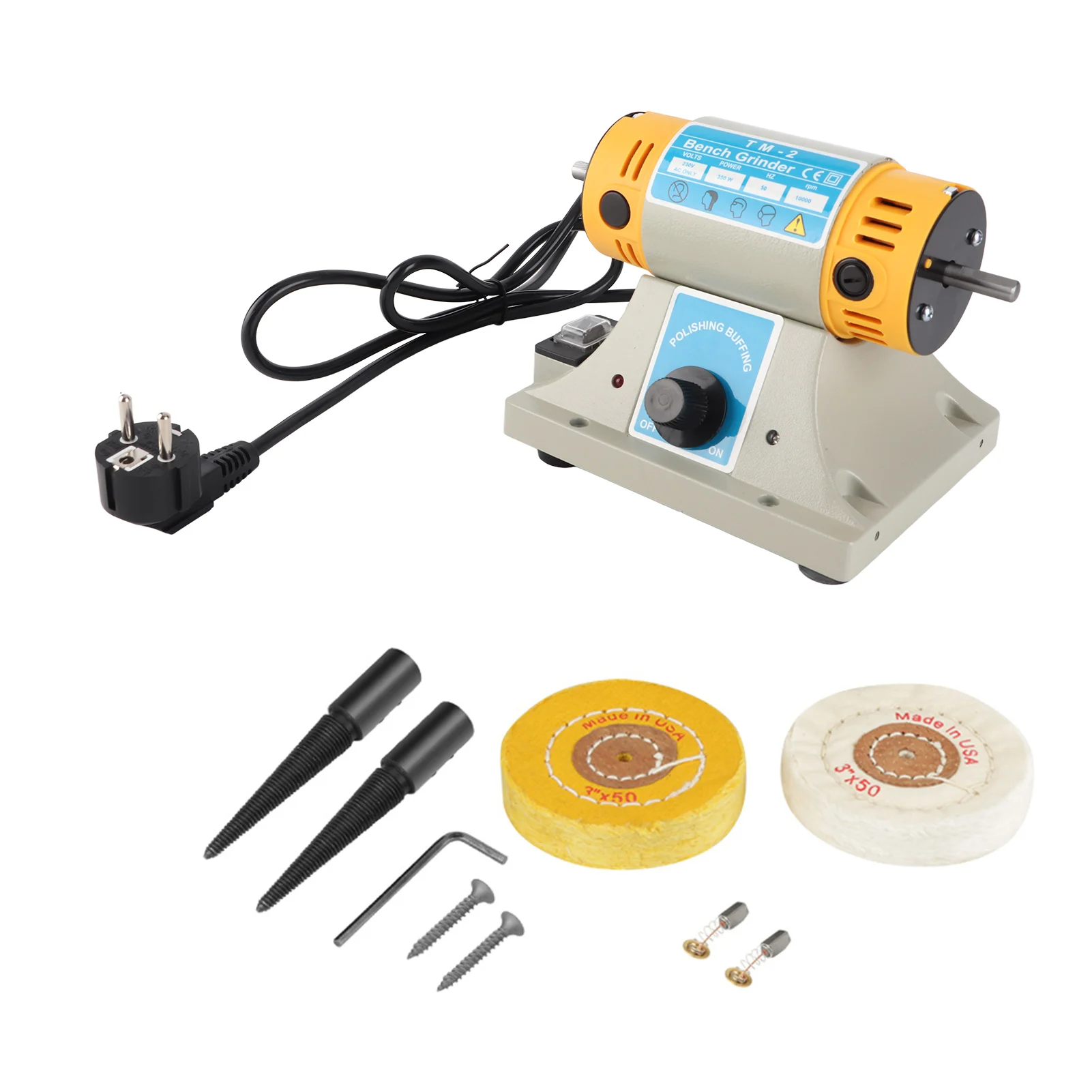 

350W Electric Grinder Polishing Machine for Jewelry Dental Lathe Motor Lathe Polisher Lathe Polish Machine Lathe Grinder Machine