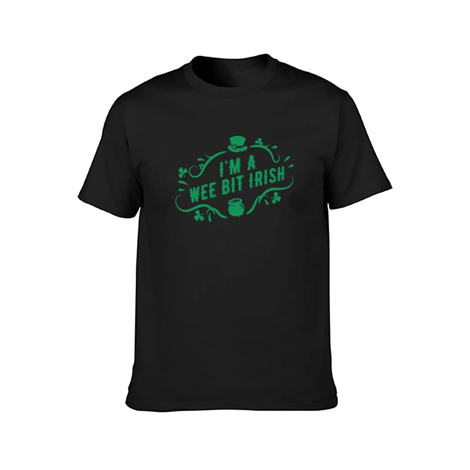 I'm A wee Bit Irish Funny Irish Apparel Shirts & Gifts T-Shirt summer top animal prinfor boys fitted t shirts for men