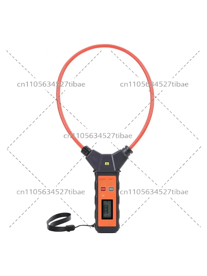 Flexible AC Current Clamp Meter 9999A Non-Invasive Measurement Handheld Clamp-On Ammeter for Electrical Testing