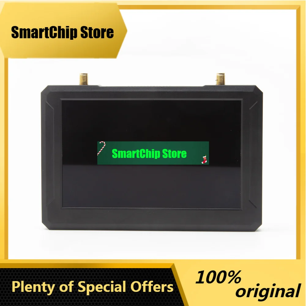 SmCpSkyzone M5 5.8Ghz/4.9Ghz 48CH 2-6S 5-inch FPV Monitor With DVR 18650 Lipo Battery Built-in Steadyview Receiver