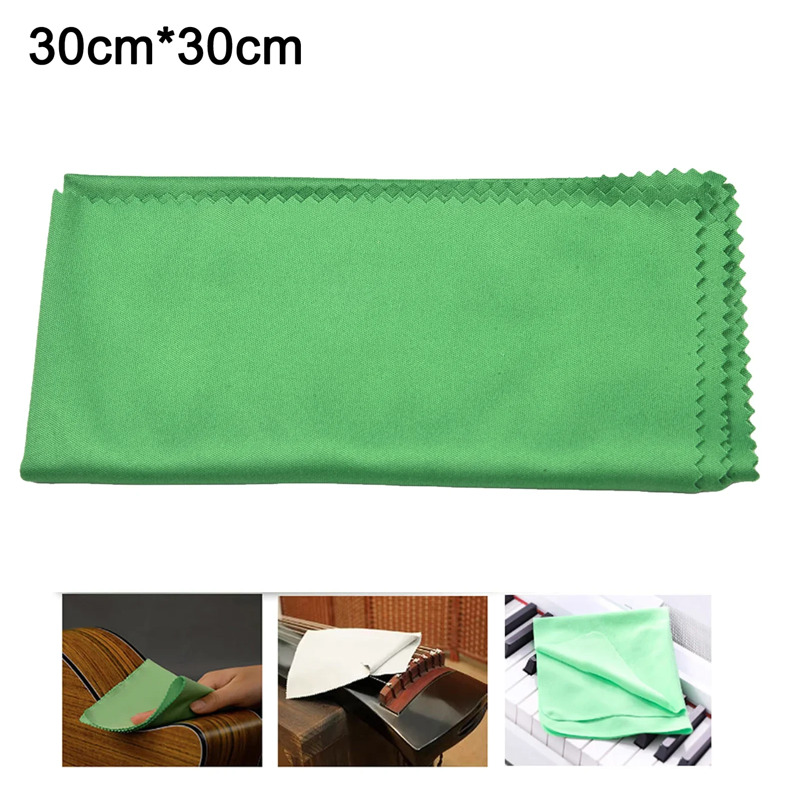 1pc Large Size String Cloth Microfiber Cleaning Cloth Wiping Polishing For Guitar Bass Violin Piano Musical Accessories