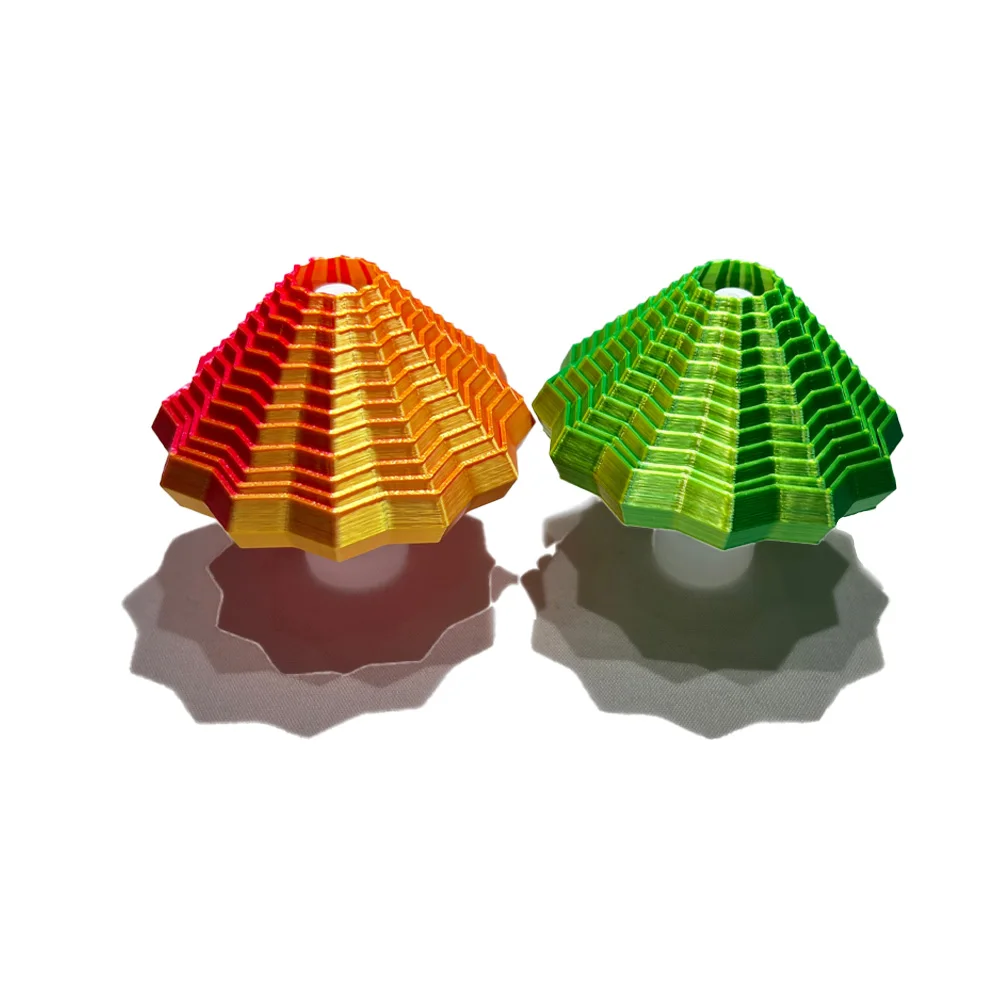 2個入り 3Dプリント製 大根タワーパズル おもちゃ 八角形 フィジェット感覚スピナー ストレス解消 減圧玩具 子供と大人向け