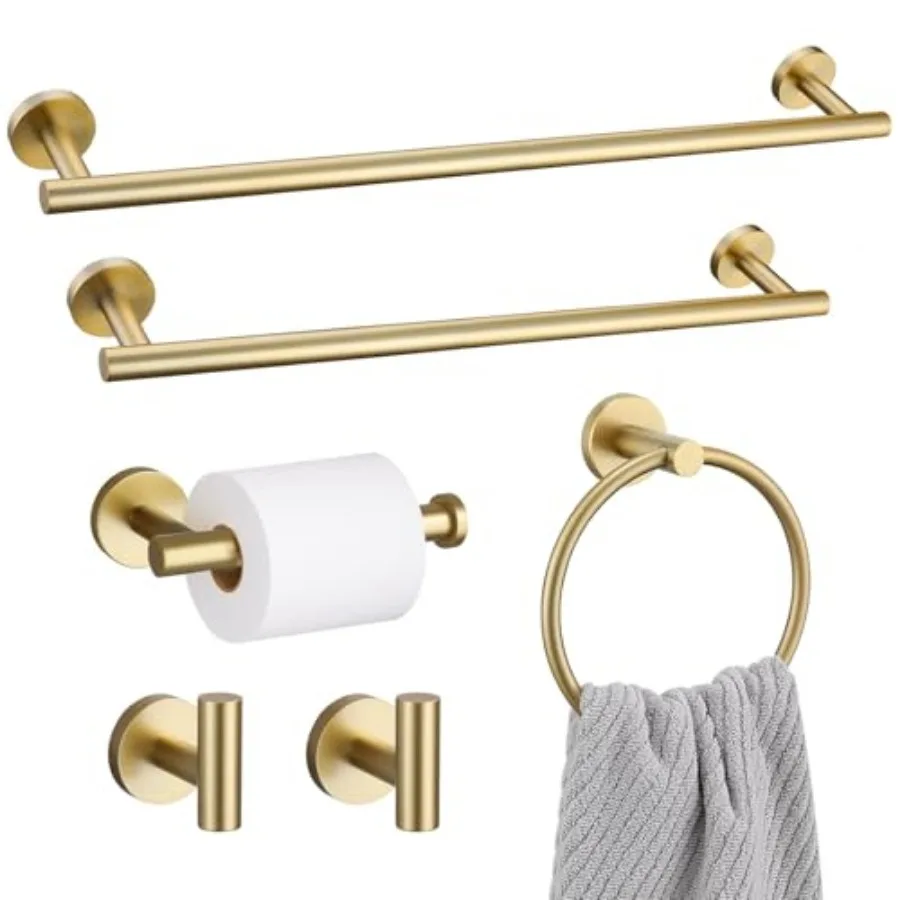 

Towel Bar Bathroom Hardware Set 23.Inch Bathroom Accessories Towel Holder Set SUS304 Stainless Steel Towel Racks for Bathroom