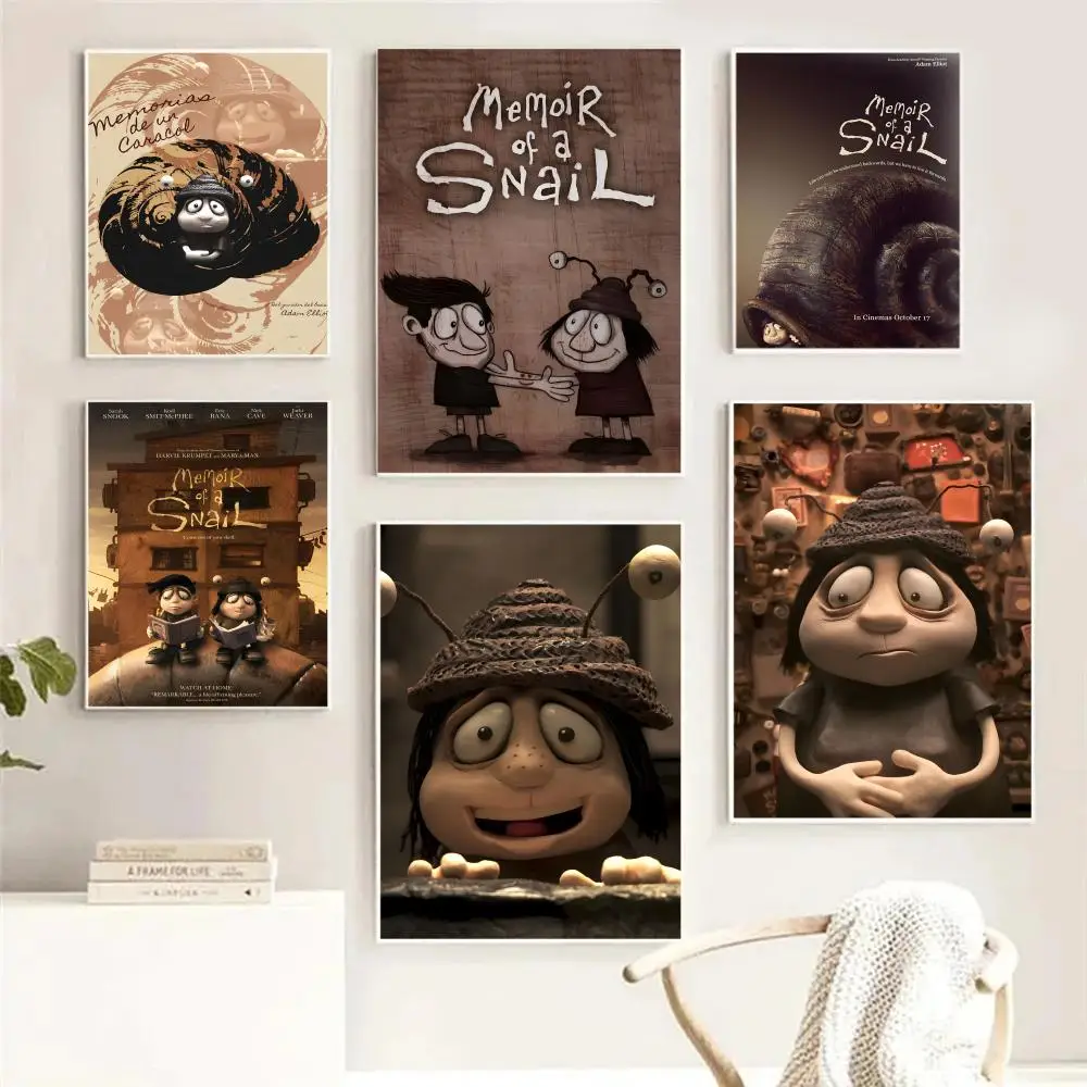 M-Memoir of a الحلزون المشارك HD الفن لزجة جدار مقاوم للماء غرفة المعيشة المنزلي غرفة نوم بار الديكور الجمالي #2