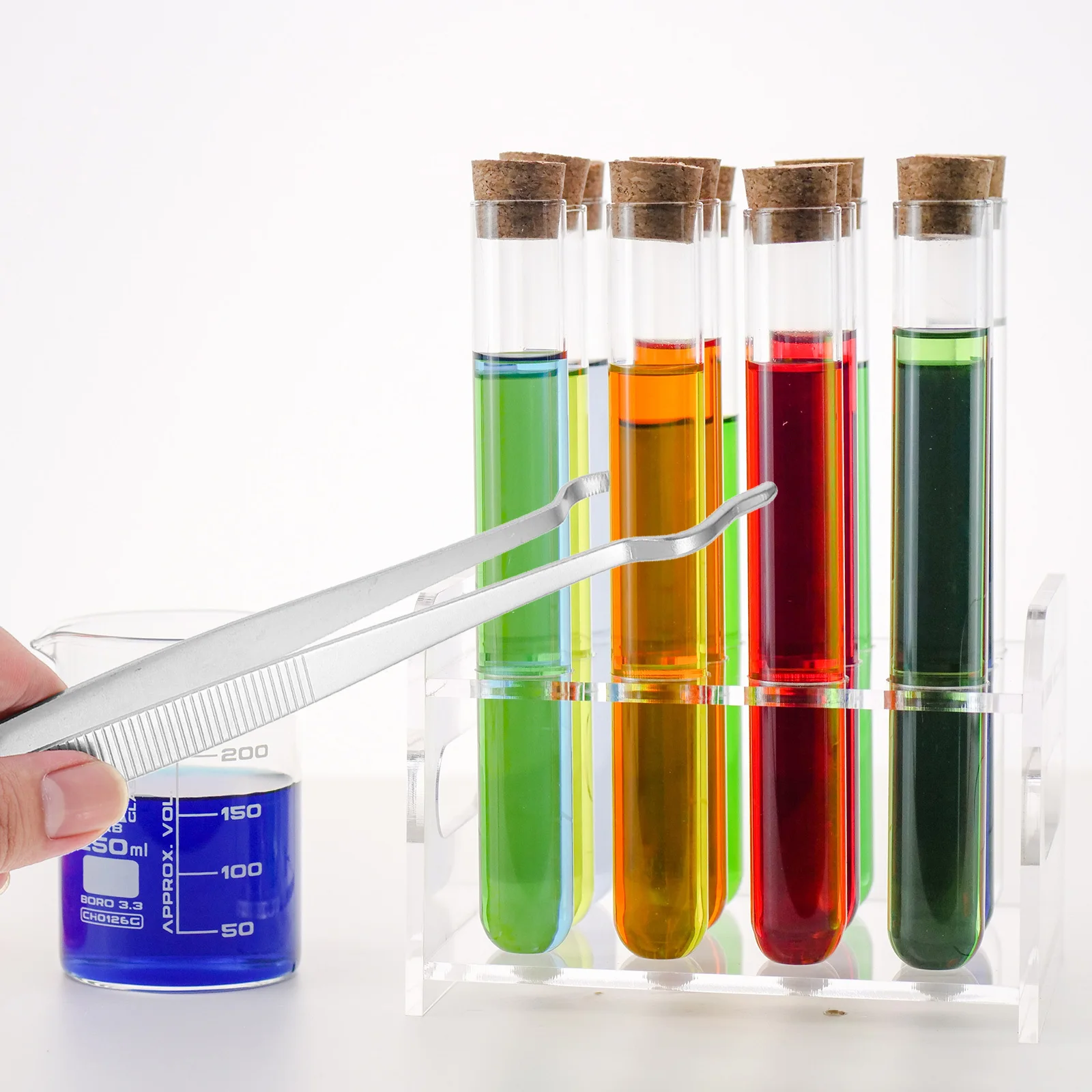 

1Pcs Professional Test Tube Tweezer Stainless Steel Laboratory Experimental Tool Tube Holder Compact Reliable