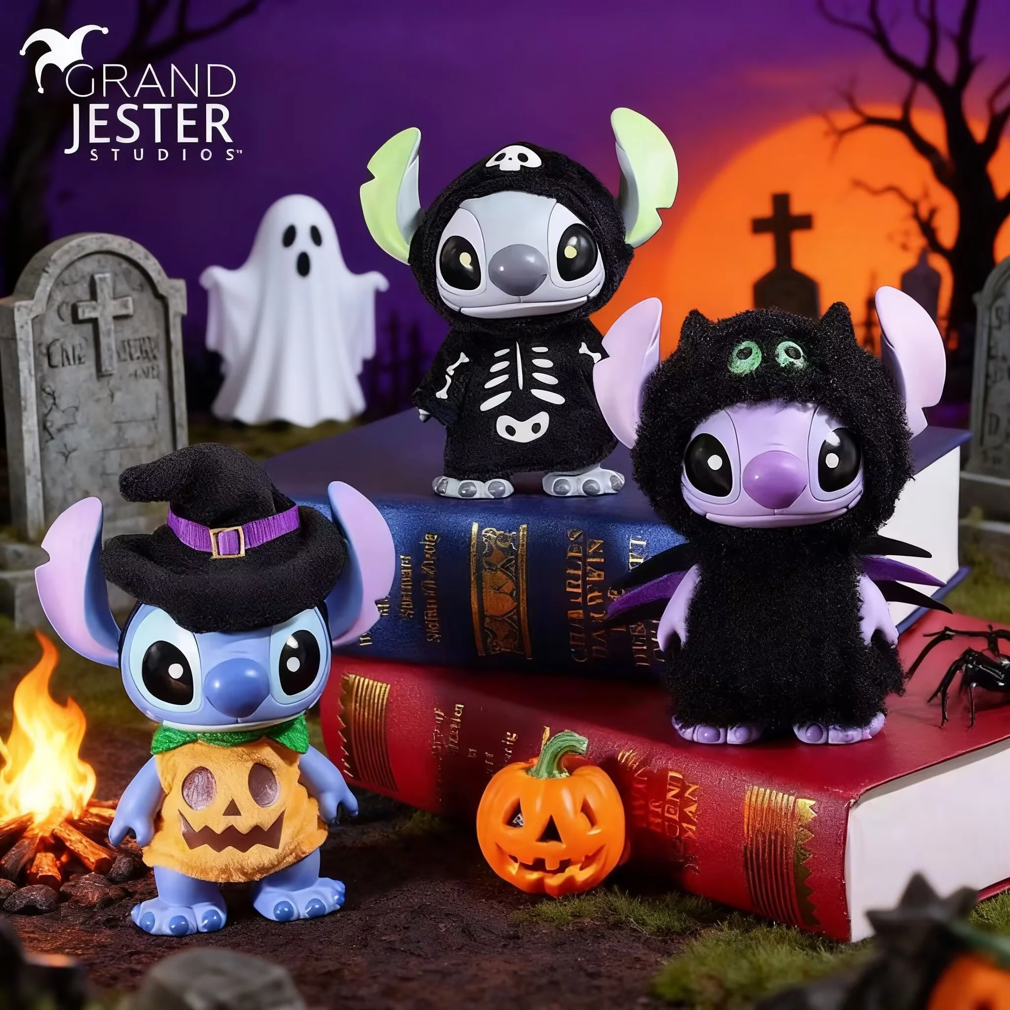 Caja ciega de calavera de mago de calabaza de travesura de punto de Halloween figura de juguete de moda para regalo de cumpleaños caja ciega coleccionable de moda