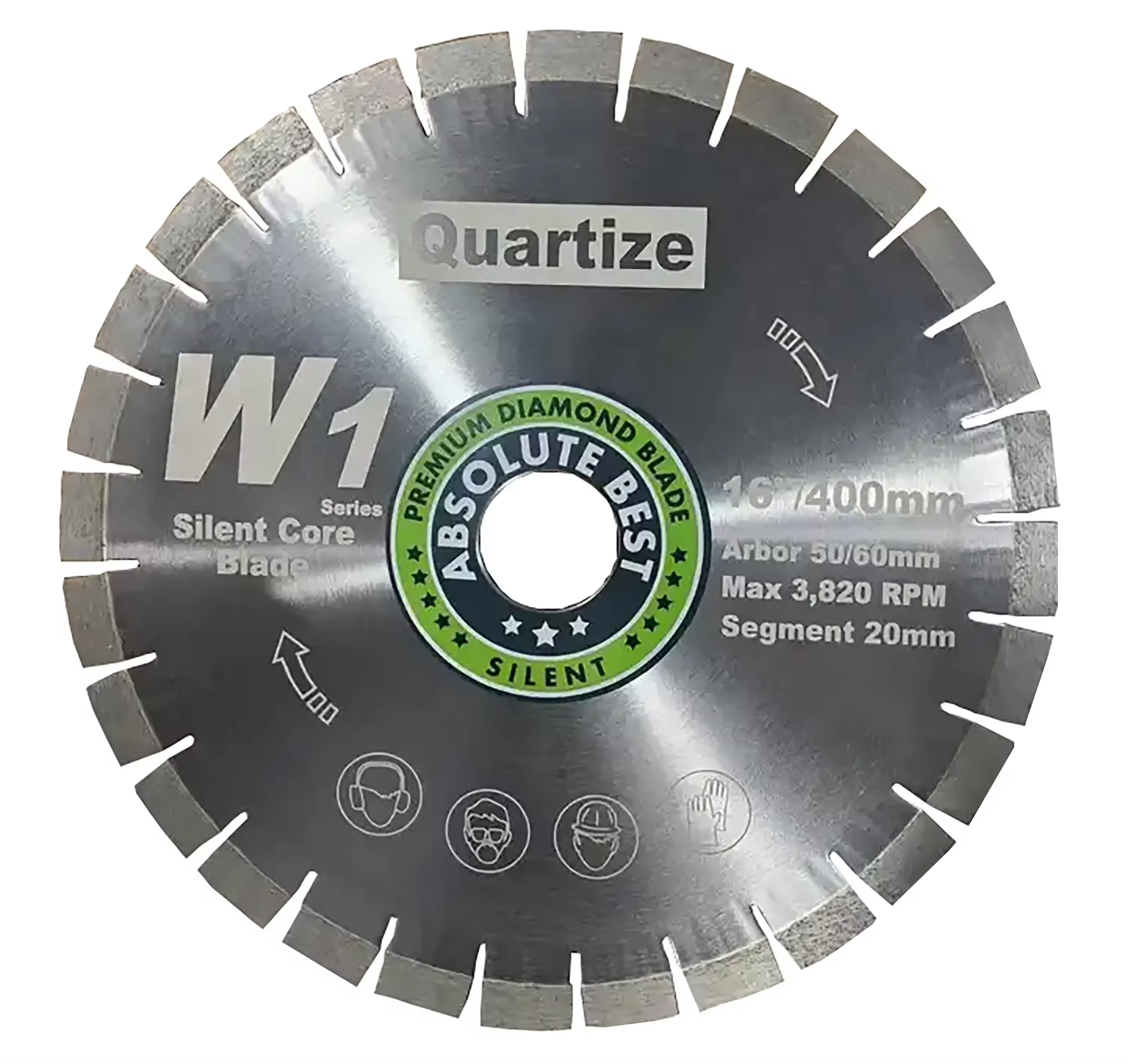 

W1 Quartzite Blade Silent Cutting Quartzite Diamond Granite Quartz Blade Bridge Saw Blade Cutting Quartzite Disc
