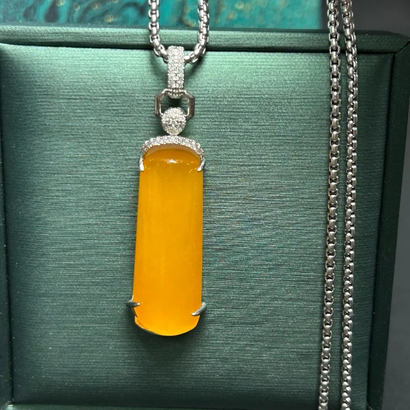 

Новый натуральный нефрит из высокого ледяного кварцита - инкрустированный, фирменный кулон без имеет значение