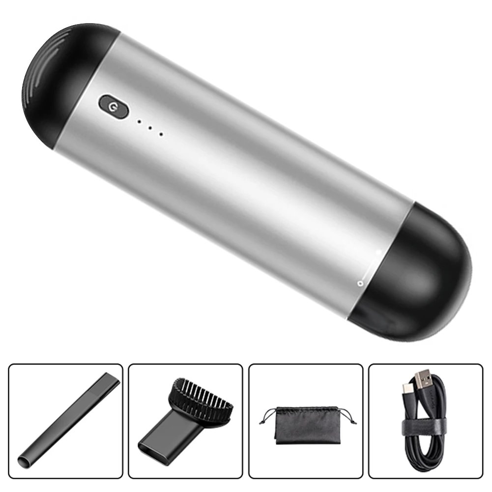 Mini Wireless Vacuum Cleaner Portable Rechargeable Wet Dry Use Car Home Vacuum Cleaner Car Accessories