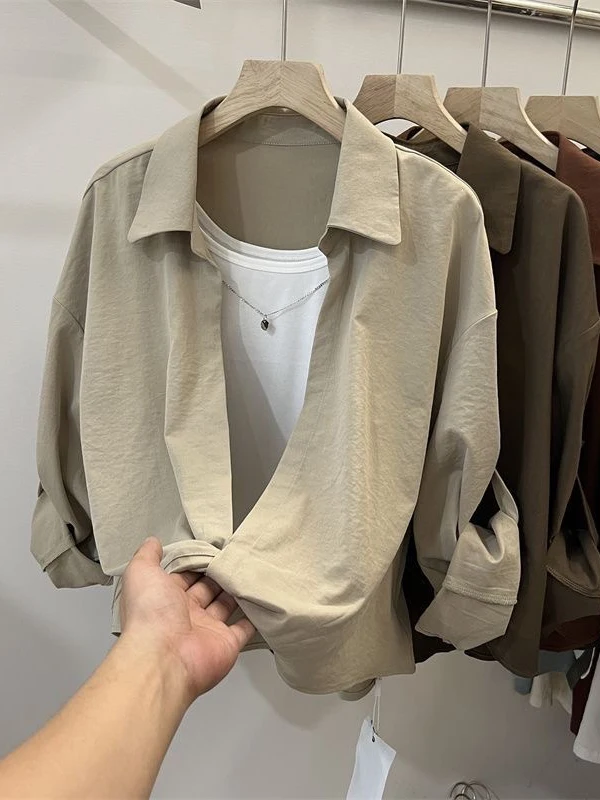 

Ele Ne Женский модный возрастной топ Long Sve irt из двух частей, смесь полиэстера, удобный, стандартного кроя