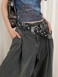 Retro Jeans Design Feeling Belt Female Personality Y2K Vintage N Style With Jeans Belt Decoration Belt Trend