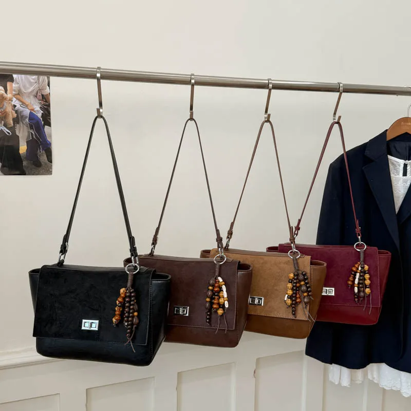 

2025 New Vintage Tote Bag for Women, Genuine Leather Multi-way Shoulder Crossbody Purse, Large Capacity Work Bag for Commute