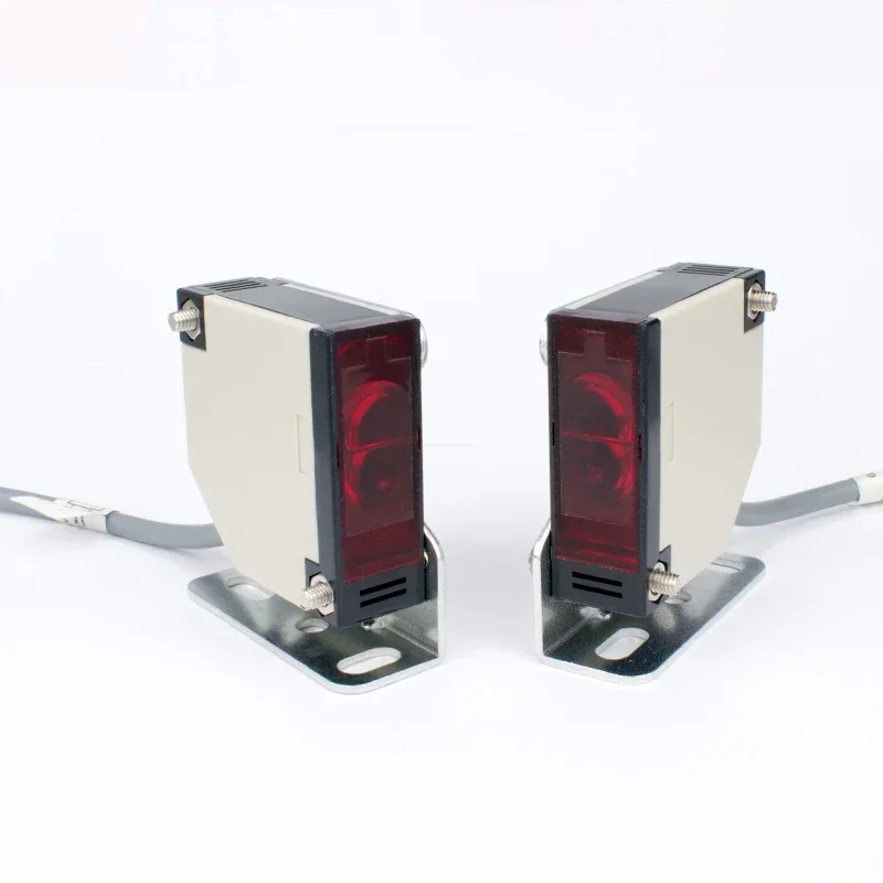 

Квадратный фотоэлектрический переключатель со сквозным лучом, индукционный датчик FQT-50NO, расстояние обнаружения 5 метров, 24 В