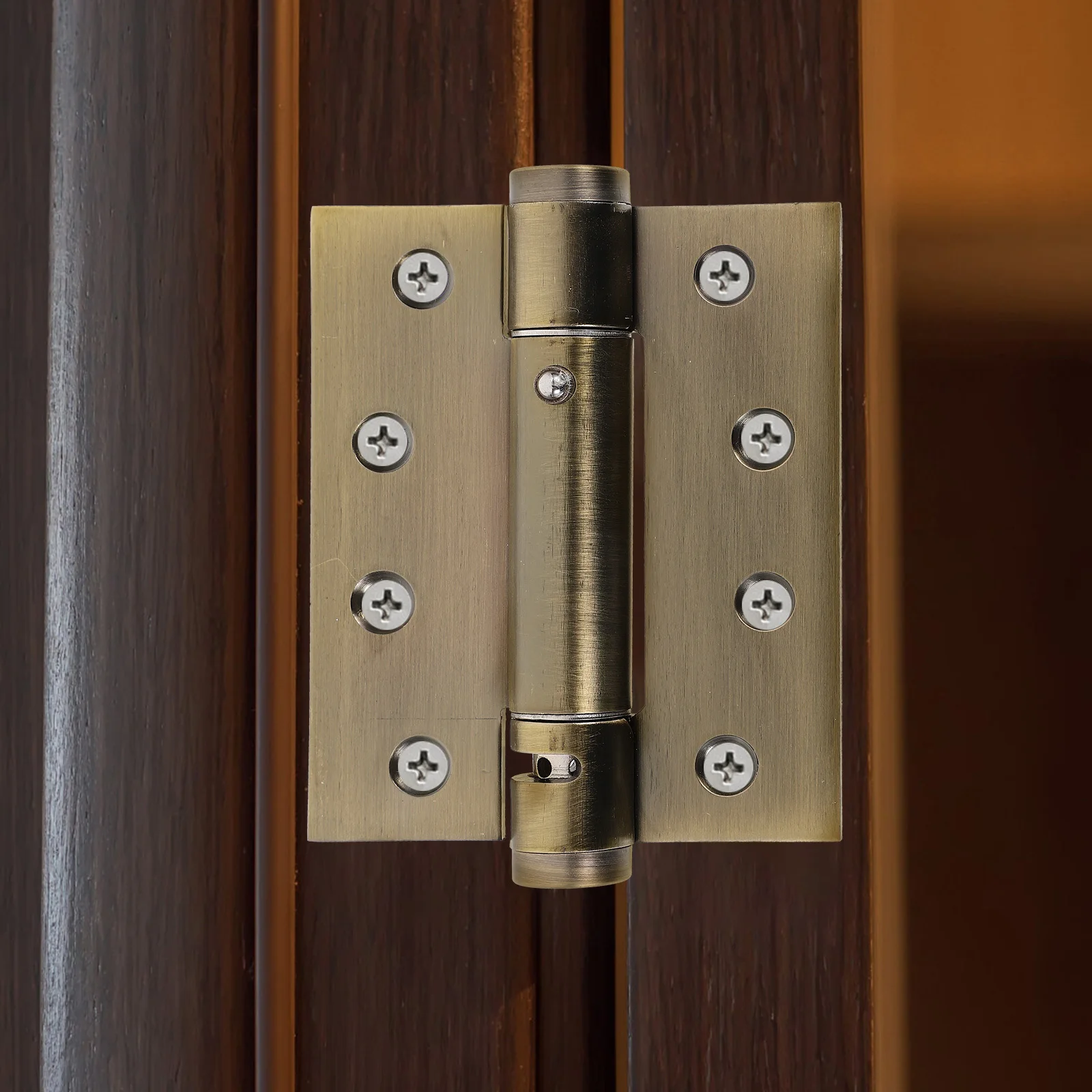 

2Pcs Self Closing Hinges for Doors Heavy Duty Metal Hinge Replacement with Automatic Closure for Screen Pantry Closet Doors