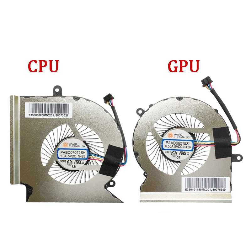 

NEW Original LAPTOP CPU GPU COOLING FAN FOR MSI GL65 GE65 GP65 WE65 MS-16U7 N425 N426