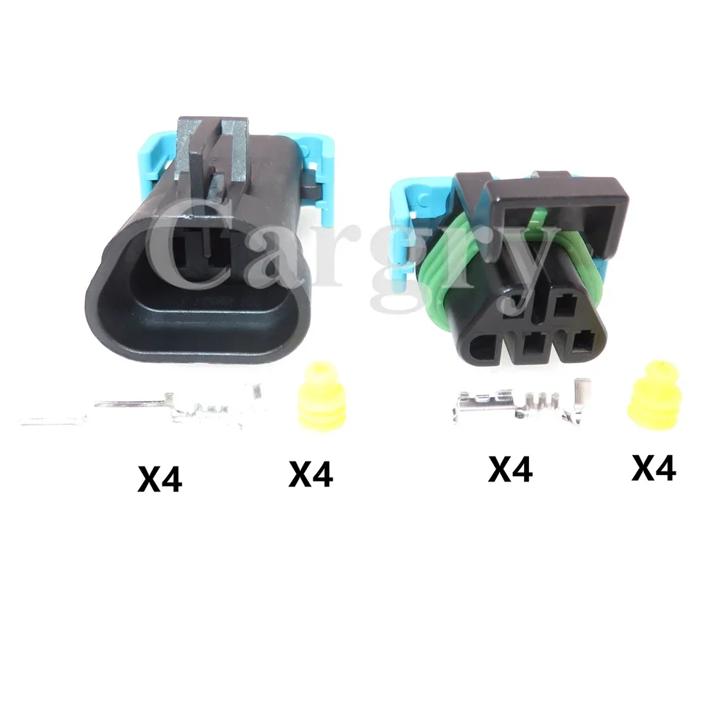 1 Set 4P 12092839 12146047 Auto Plastic Housing Waterproof Wiring Socket AC Assembly For Buick Car Sealed Connector