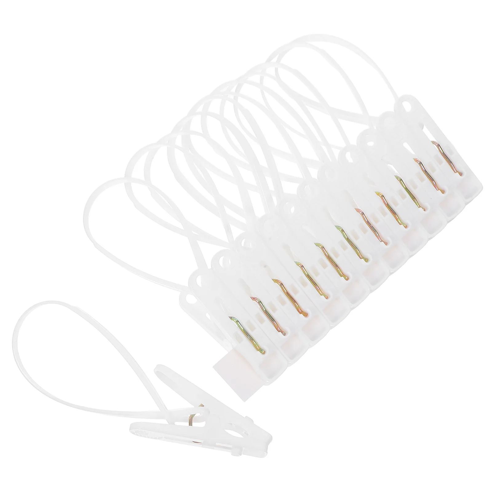 

60Pcs Clothes Clips Windproof Heavy Duty Plastic Rope Buckle for Hanging Socks Underwear Towels Drying Travel Portable Laundry