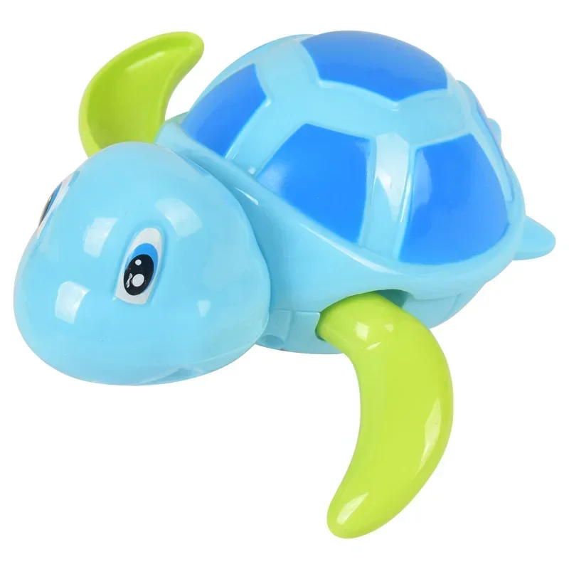 Baby Cute Cartoon Animal Tortoise Classic Baby Water Toy Infant Swim Patting Turtle Wound-up Chain Clockwork Kids Beach Bath Toy