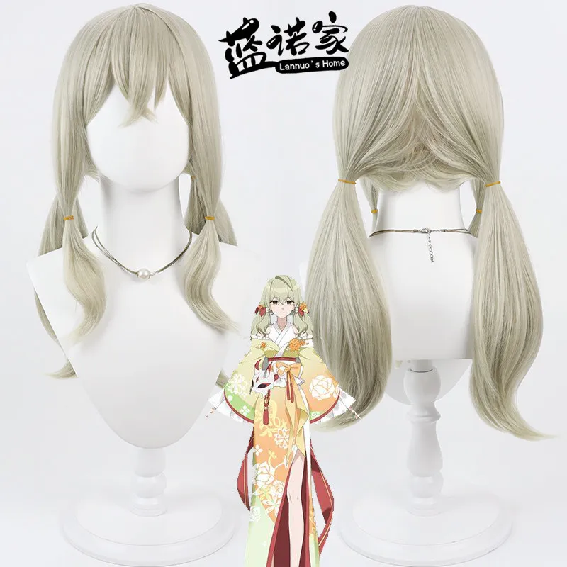 

Game Li Ying Cos Cosplay Wig Halloween Carnival Party Props Synthetic Hair Heat Resistant Fiber + Wig Cap