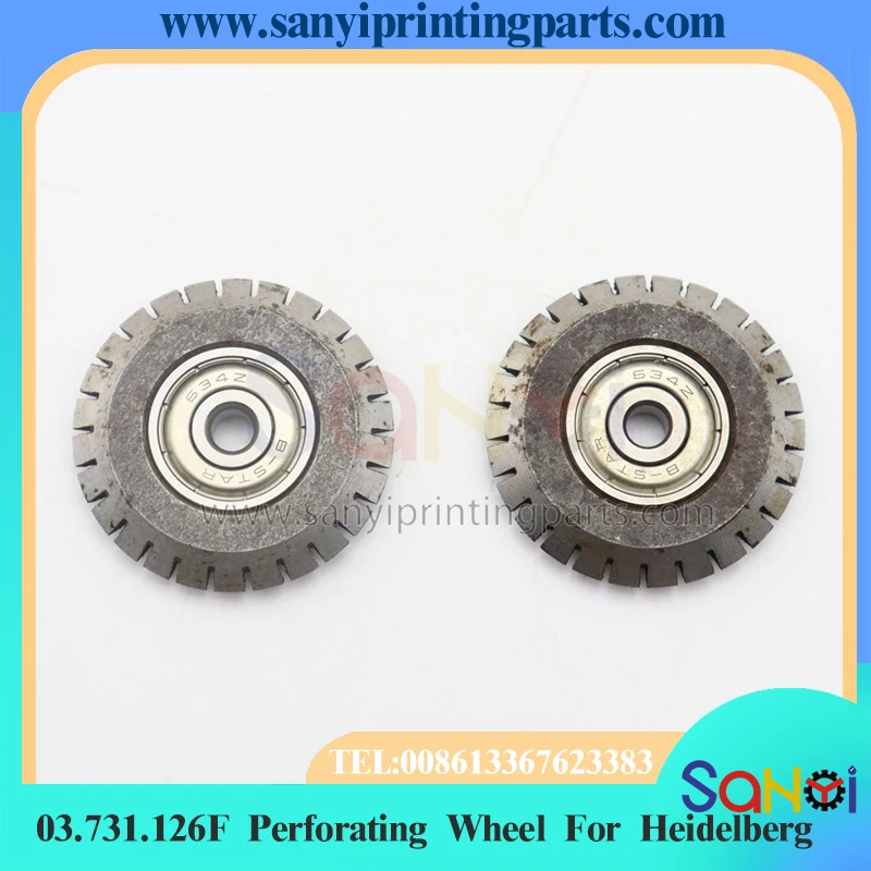 5 sztuk Najwyższej Jakości Koło Perforujące 03.731.126F 30x4x5mm Do Maszyn Drukarskich Heidelberg MO PM GTO SM52 SM102 — zdjęcie produktu 4