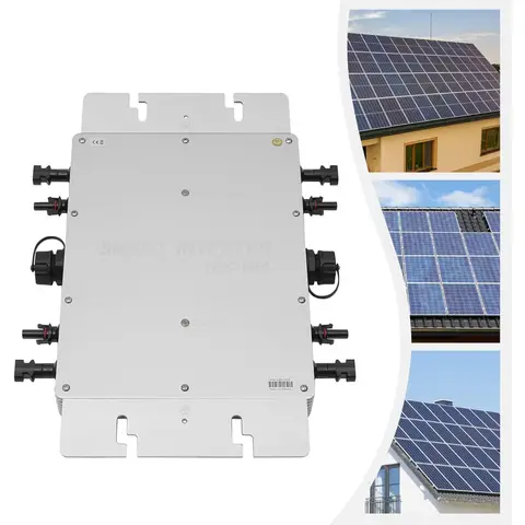 NOVO Kit de Inversor Solar Grid Tie 1400W, Inversor MPPT à Prova d'Água, Autoresfriamento, Onda Senoidal Pura