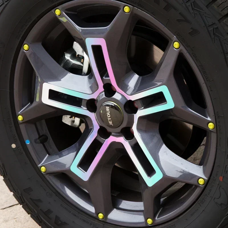 For Jetour Traveler/Shanhai T2 Car Spare Tire Cover Wheel Hub External Stickers Decorate Car Body Products  Auto Accessories