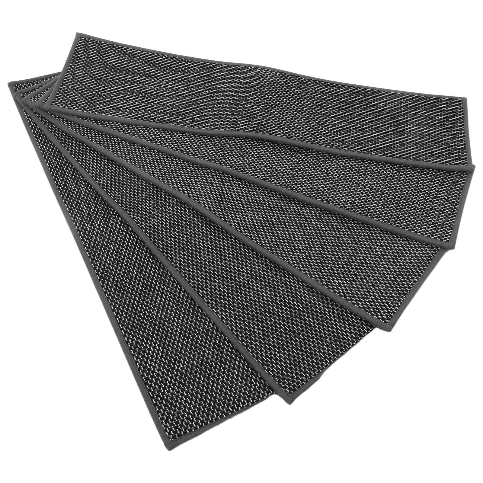 

5 Pcs Anti-slip Stair Step Mat Carpet Treads for Wooden Steps Household Non-skid Safety Rug