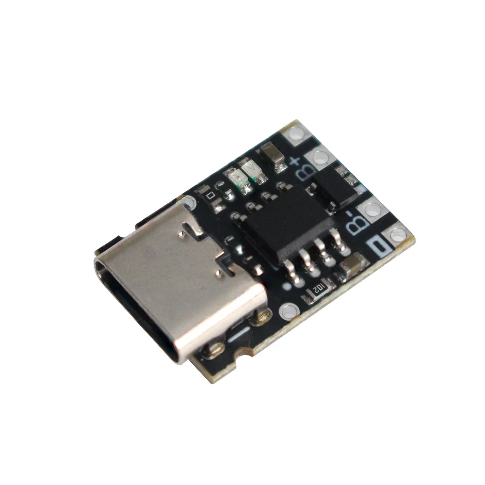 1pc Type-C 1A Lithium Battery Charging Protection Board Module 4.2V 4.35V 5V USB Polymer Battery With Temperature Protection