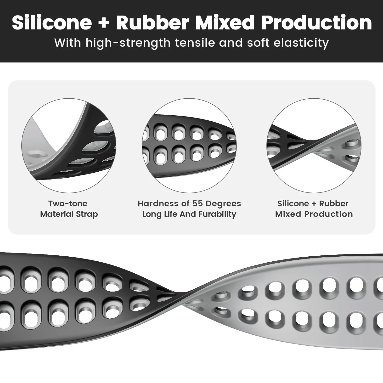 ガーミンフェニックス5,7/5,プラス,ガーミン,ネックス2用のシリコンウォッチストラップ