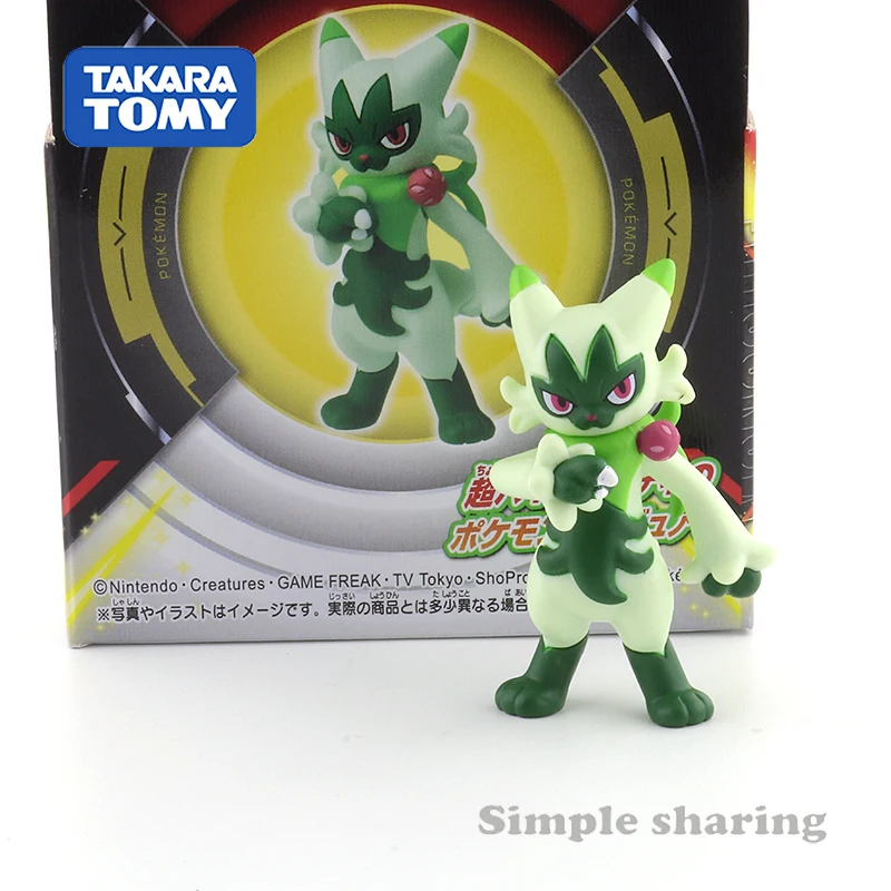 Takara Tomy Nintendo Pokemon TOMICA  Pocket Monster Pokemon Hand model Doll MS-28 Floragato (Character Toy)