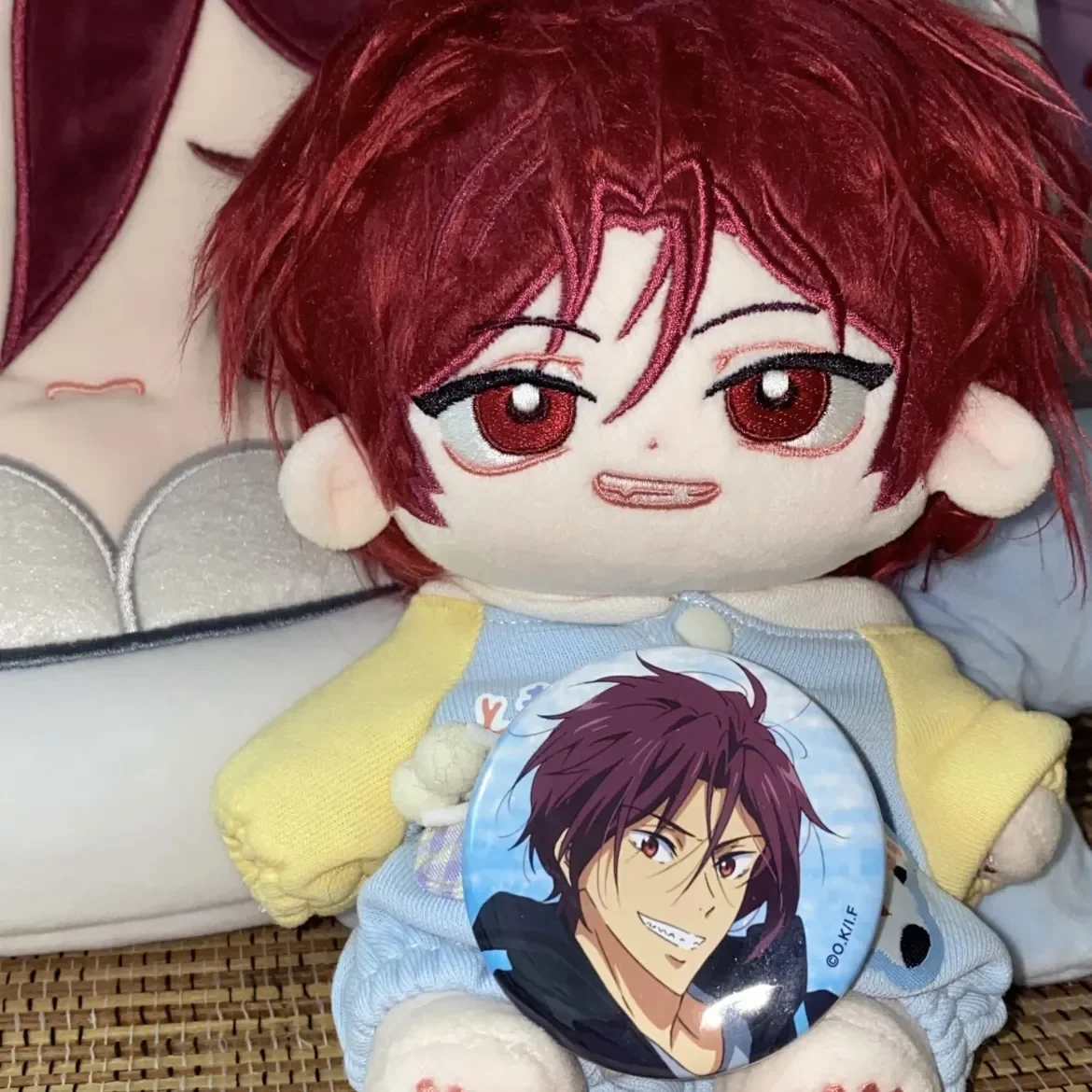 

Rin Matsuoka High Speed 20CM Cute Plush Doll Body Dress Up Stuffed Toys Dolls Figures Gift for Adults And kids