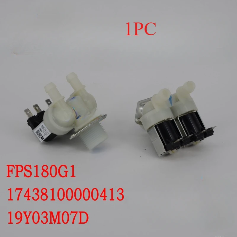 1PC Suitable for Midea Little Swan drum washing machine F series water inlet valve FPS-180G1 double head water inlet valve