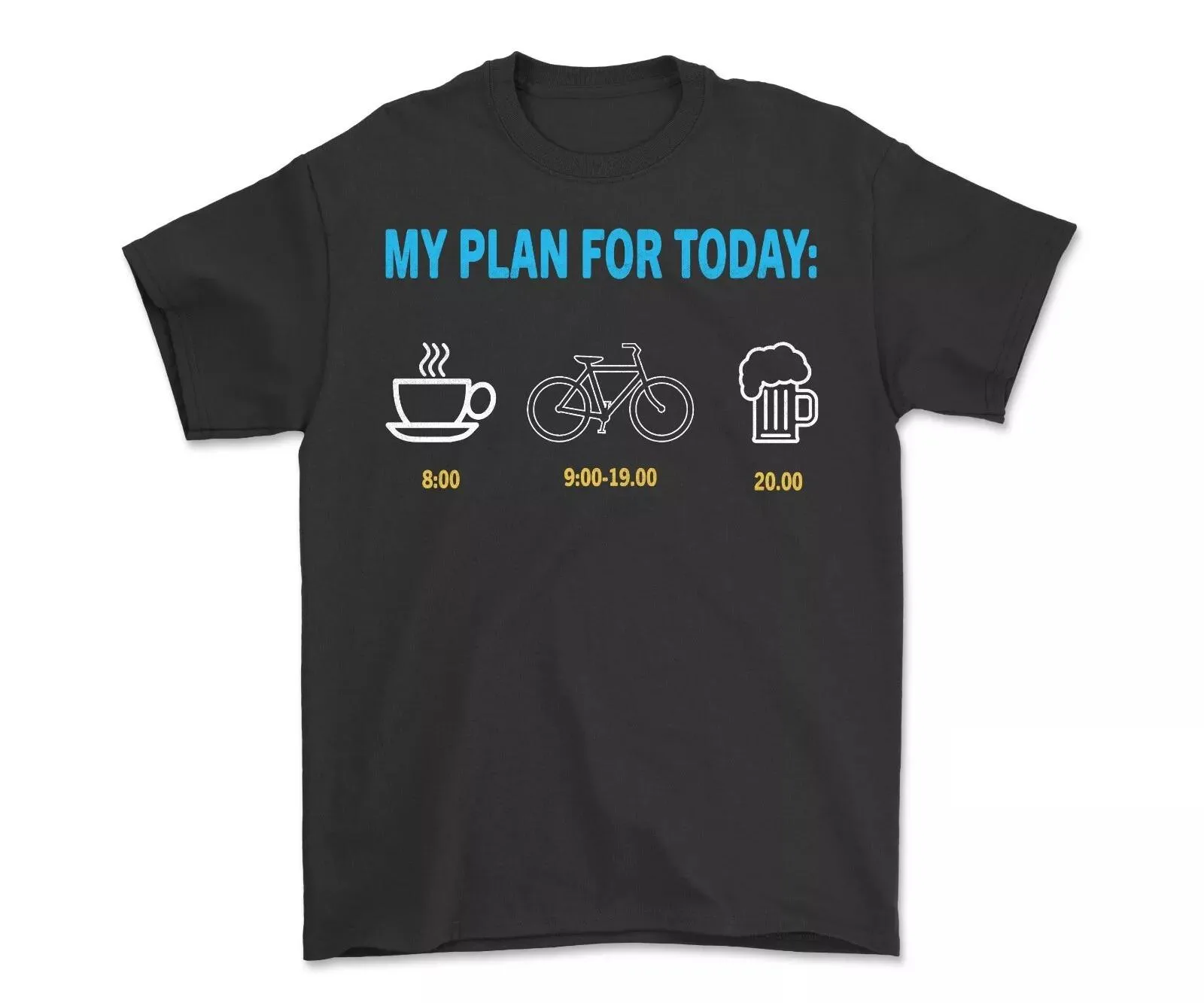 My Plan For Today Bicycle T-shirt Biking Shirt Gift