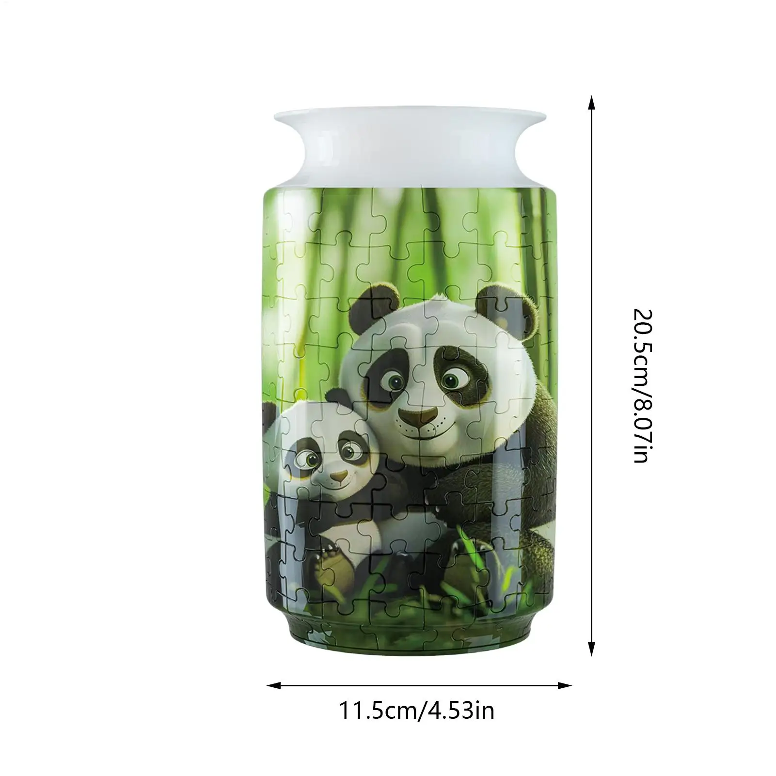 Vaso de jogos de quebra-cabeça vaso de flores kit de modelo de construção para amantes de artesanato feminino relaxante atividade desafiadora decoração de casa dia das mães