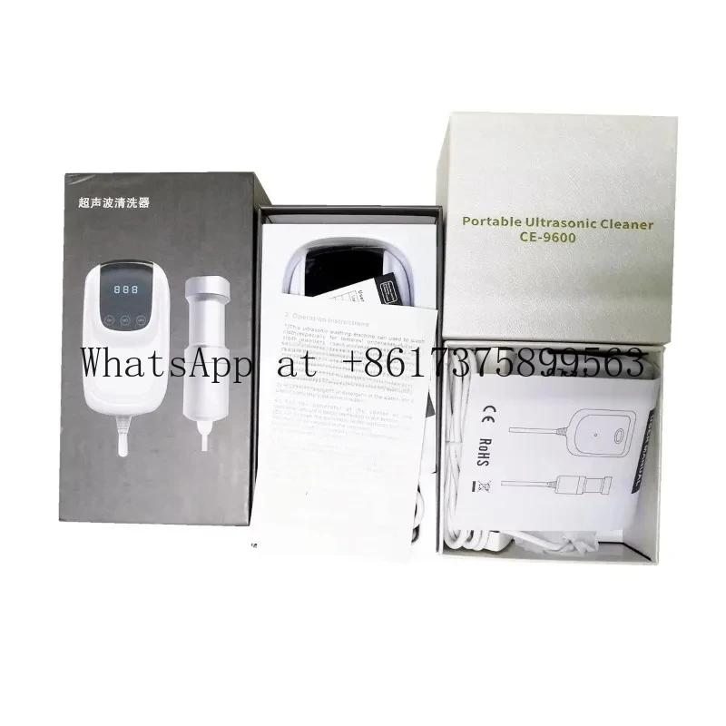 

Compact Hous ehold Ultrasonic Cleaning Machine Portable for Dent al Tools Jewelry Eyeglasses Low Cost Design
