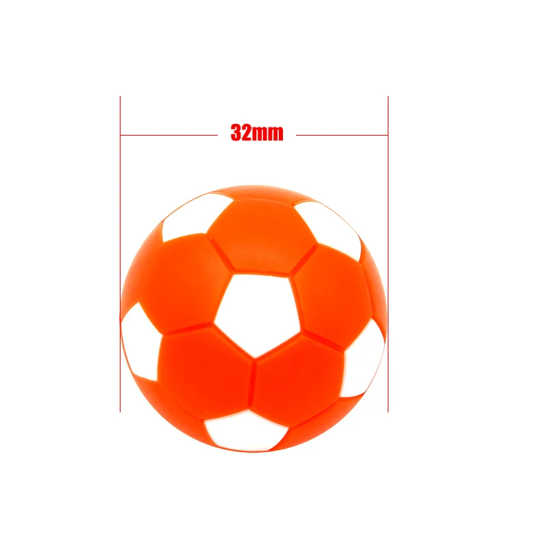 6PCS/lot 32mm Small Soccer Ball Mini Table Football Balls Black White Soccer Ball for Entertainment Flexible Trained Relaxed Toy