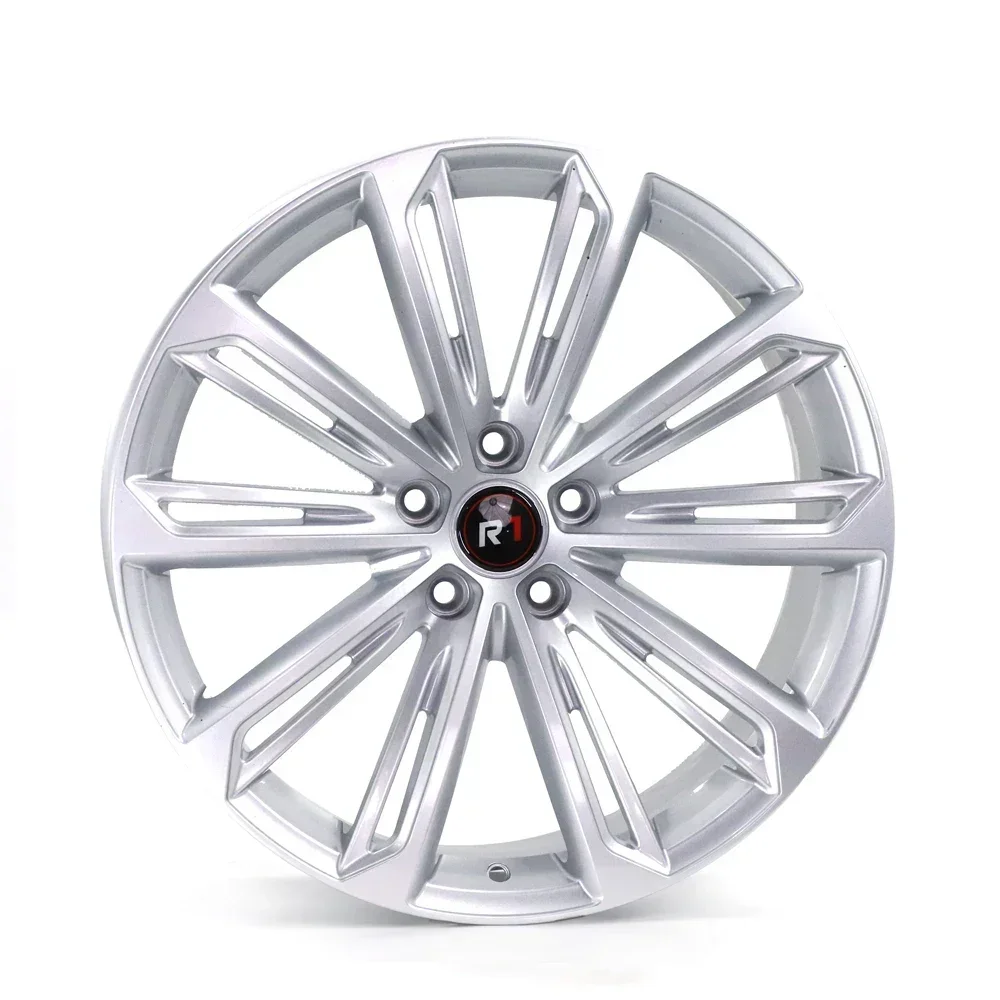 Flow Formed 18X8.0 Inch 5x112 Silver Alloy Wheels Hub Rims Rines For VW